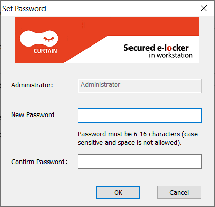 Enter super administrator login password